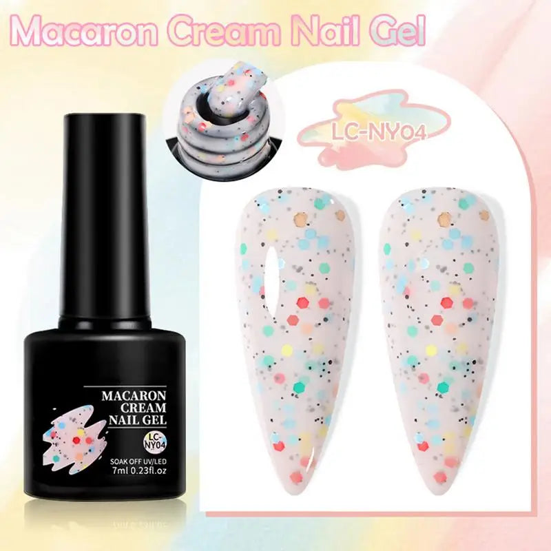 Glitter Gel Polish UV LED Finish Gel Lightweight LastingLong Uv Nail Polish Nail Polish Glitter Series Gel Candy Gel Nail Polish