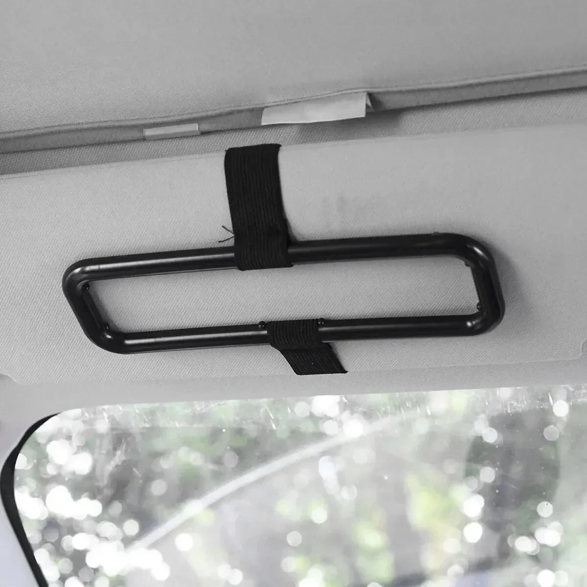 Suministros para coche, caja de papel, clip para visera, caja de toallas de papel para colgar, respaldo de asiento, marco de toallas de papel para coche, clip para respaldo de asiento de coche.