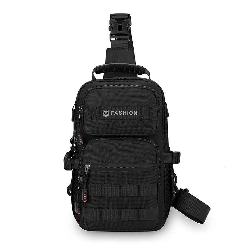 Hiking Chest Bag Travel Multifunctional Molle Backpack Lightweight Handbag Outdoor Cycling Climbing Rig Pouch Large Funny Pack