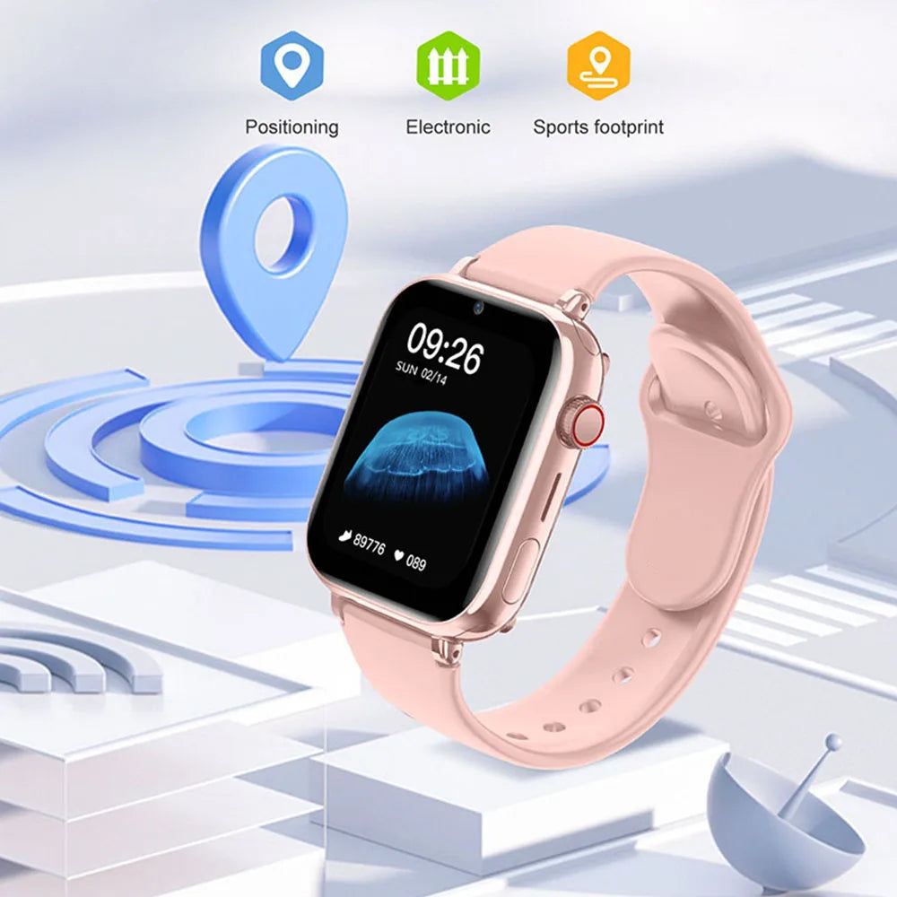 New Kid Digital Watches Call Kids Smart Watch Children GPS SOS Waterproof Smartwatch SIM Card Location Tracker Gift For Boy Girl