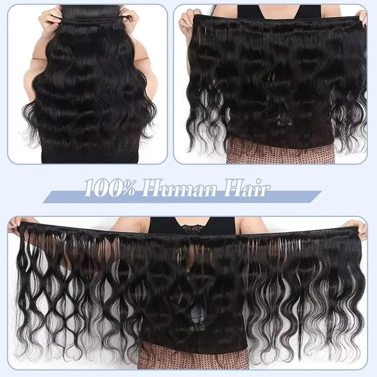 14A 40 50 Inch Brazilian Body Wave Bundles Human Hair 4 5 Pcs Remy Weave 100% Raw Human Hair Bundles Extensions For Black Women