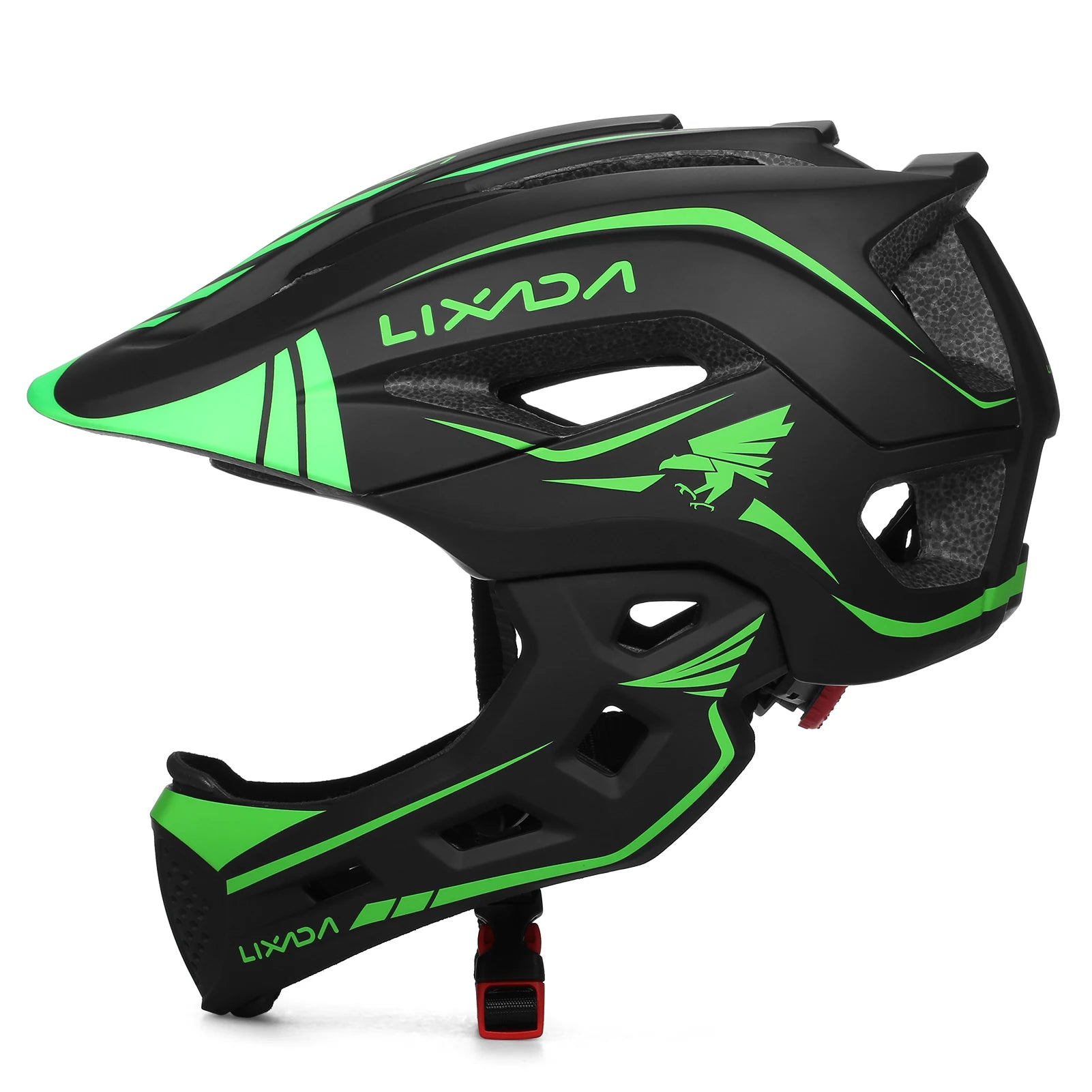 Kids Detachable Full Face Helmet Children Sports Safety Bike Helmet Protective Gear Cycling Skateboarding Roller Skating Scooter