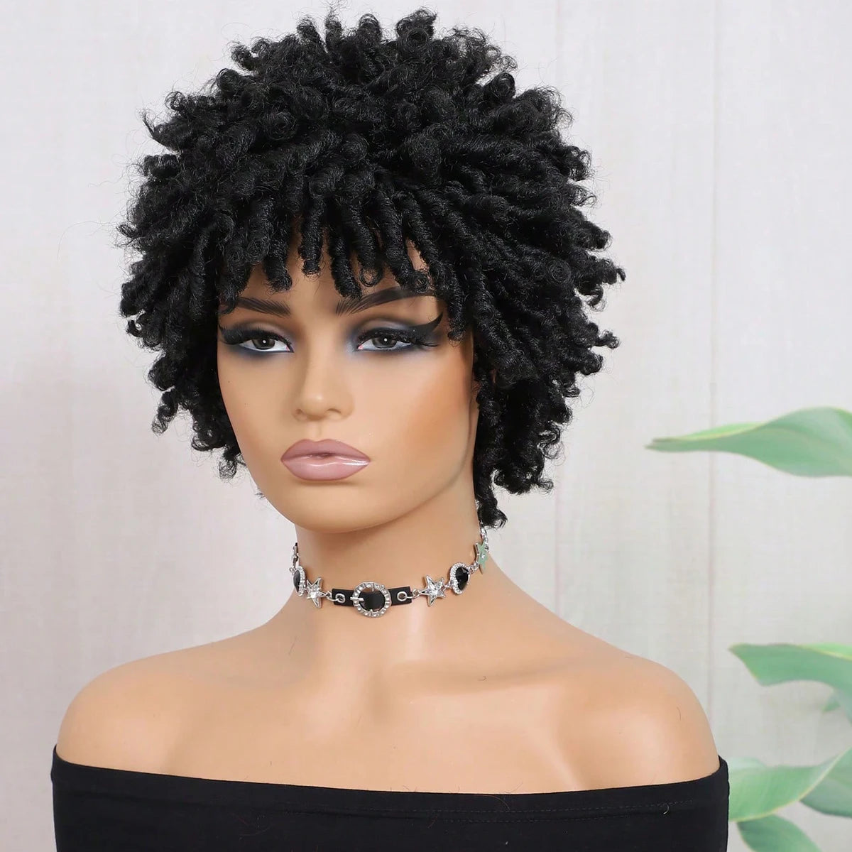 Short Faux Locs Wig