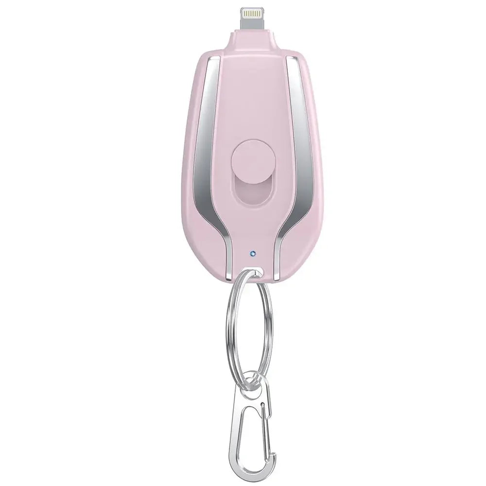 Power Bank Portátil de 1500mAh Mini Llavero Para Android Cargador de Emergencia Cargador Portátil