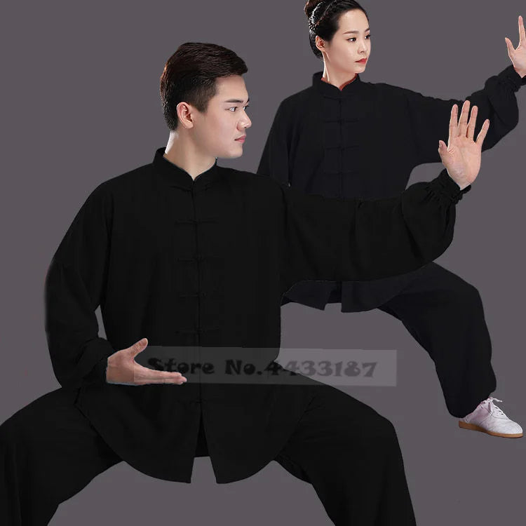 Traje Tang Holgado – Estilo Chino Relajado para Comodidad y Equilibrio