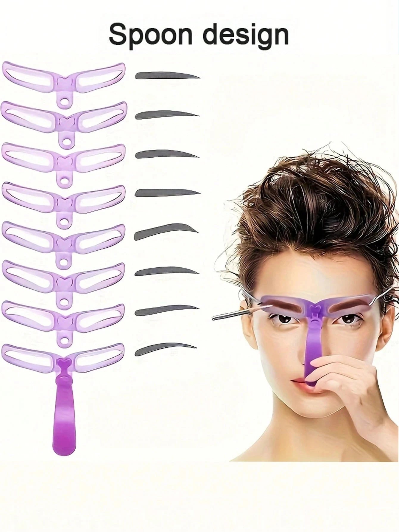 Eyebrow Shaping Stencils (8pcs)