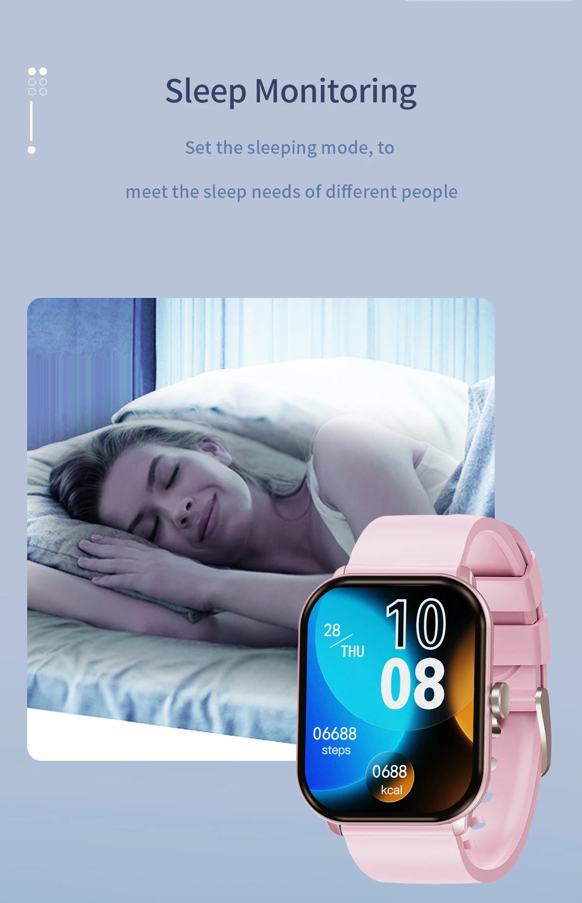 Reloj inteligente con pantalla grande de 2.01 pulgadas, cámara a prueba de agua, múltiples modos deportivos, llamadas Bluetooth, para hombres y mujeres, Smartwatch para Xiaomi