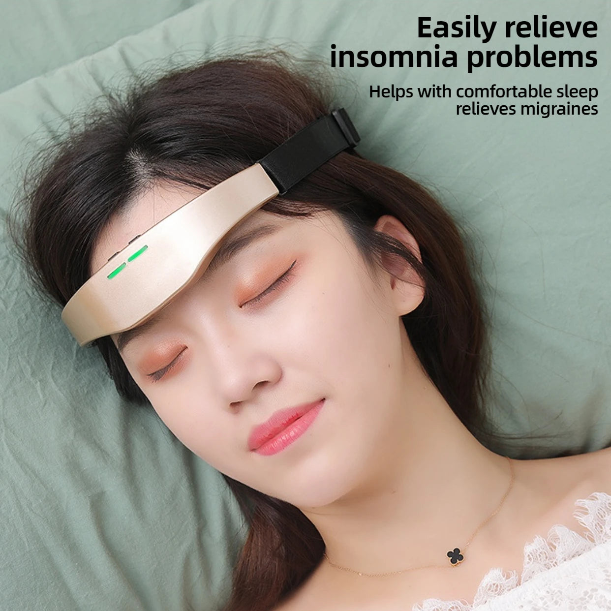 Electric Head Massager Headache and Migraine Relief Physiotherapy Antiestres Insomnia Relax Therapy Sleep Monitor Health Care