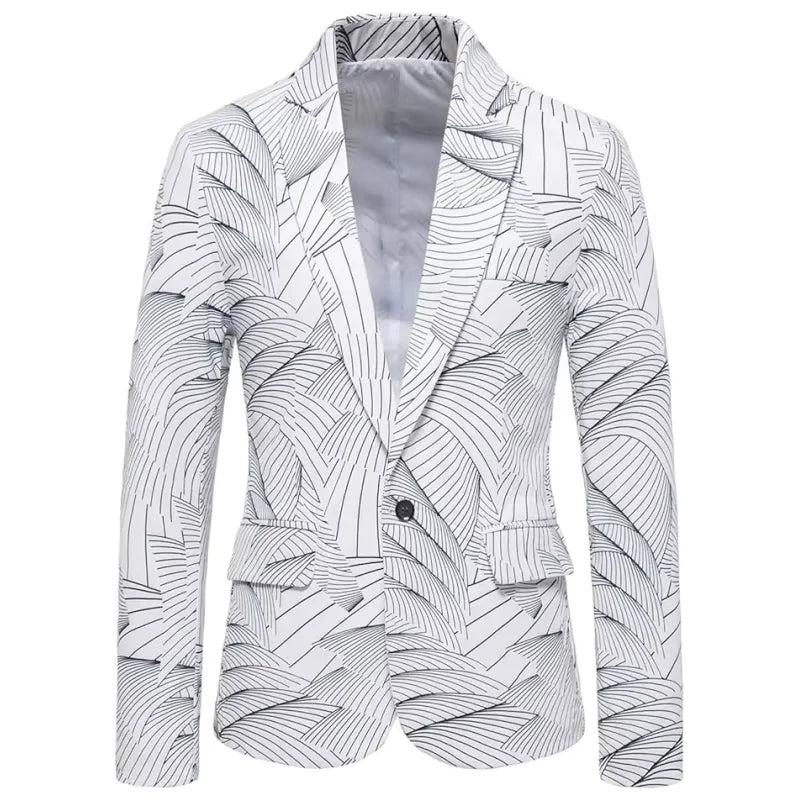 Men's casual sports jacket - Fashionable  wedding, business and  party suit jacket - high-end work  and casual jacket
