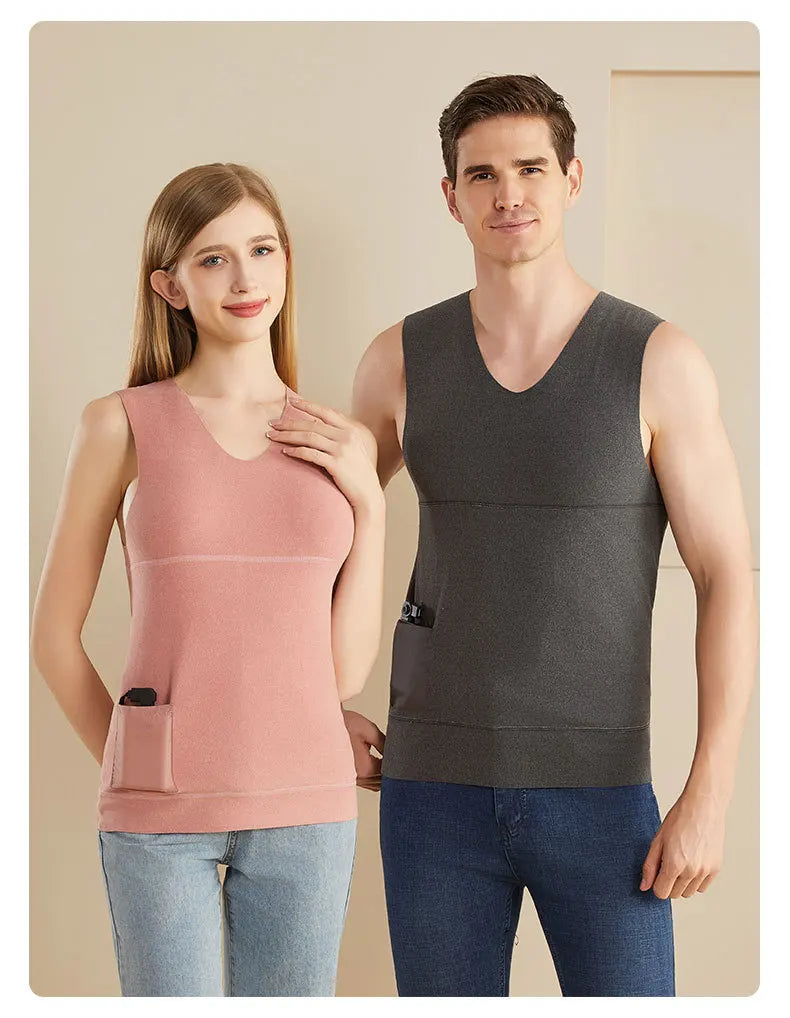 Gilet chauffant sans couture