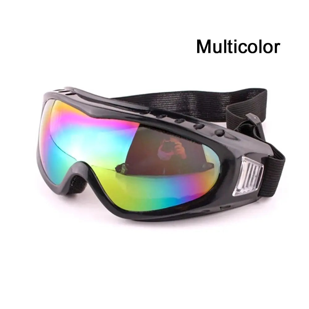 Gafas de esquí unisex para niños, invierno, a prueba de viento, a prueba de polvo, gafas para niños, marco de lente protectora para snowboard, moto, ciclismo