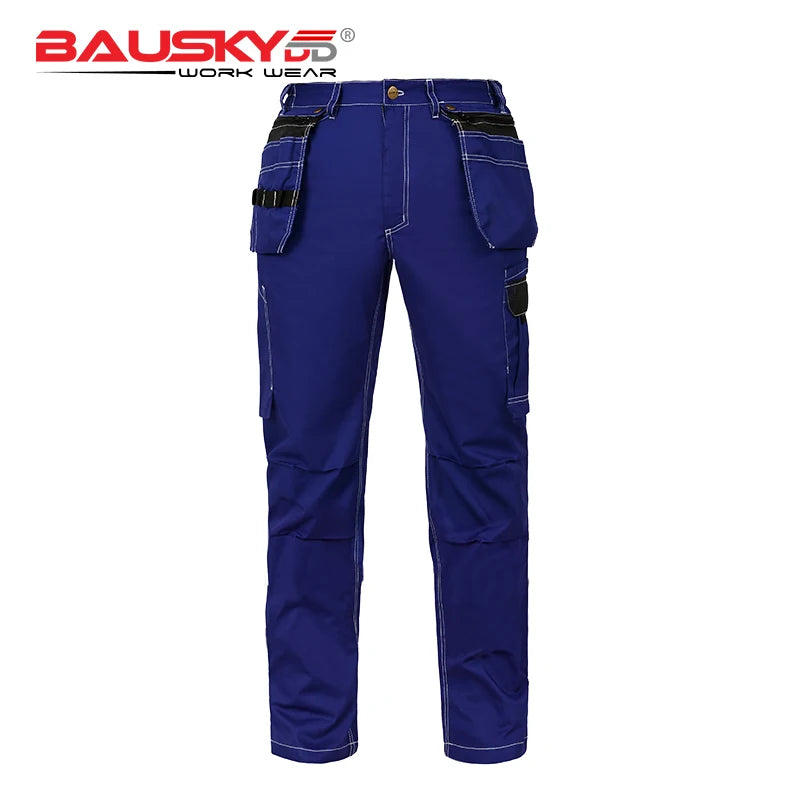 New High Quality Craftsman Men's Work Pants Workwear Multi Pockets Work Trousers Mechanic Workwear
