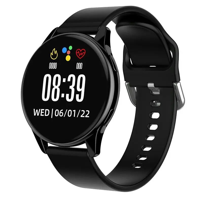 LIGE New Smart Watch Wireless Charging Smartwatch Bluetooth Calls Watches Men Women Fitness Bracelet Custom Watch Face +Box