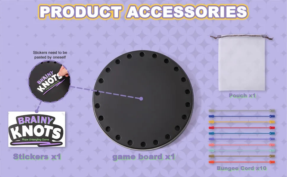 AIUAZA children's chain board game, unlock board games, party rope breaking challenge board games, parent-child interactive game