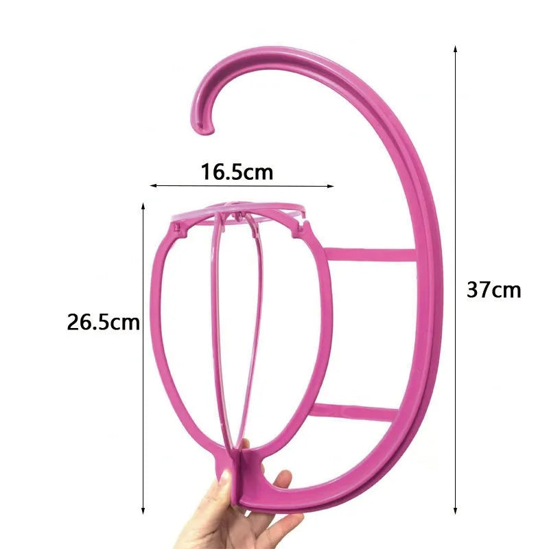 1PCS Folding Wig Stand Plastic Adjustable Portable Hat Display Stand Durable Mannequin Dummy Head Plastic Black, pink, blue