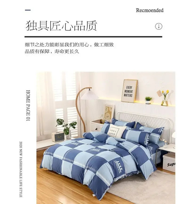 Comfortable Winter Warm Duvet Cover for Home, Single Apartment, Student Dormitory, Couple, Double Bed, Seasonal Bed Sack