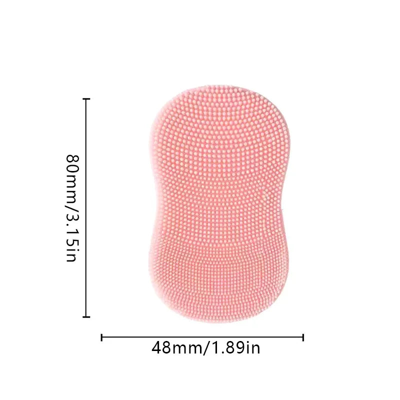 Cepillo limpiador facial de silicona Masajeador facial Cuidado de la piel Exfoliante Herramienta limpiadora Mini herramienta de belleza Exfoliante de limpieza profunda suave