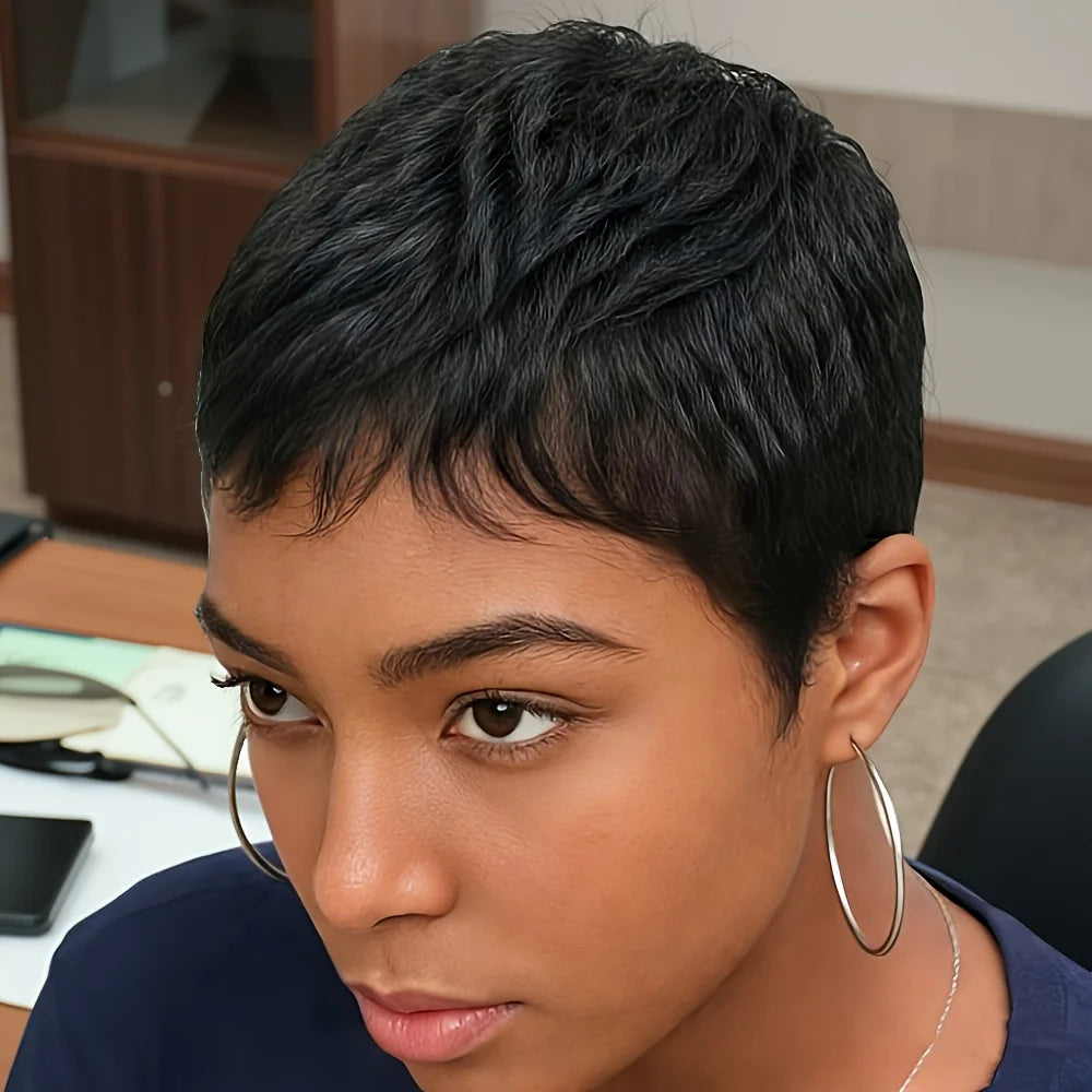 Pixie Human Hair Wig