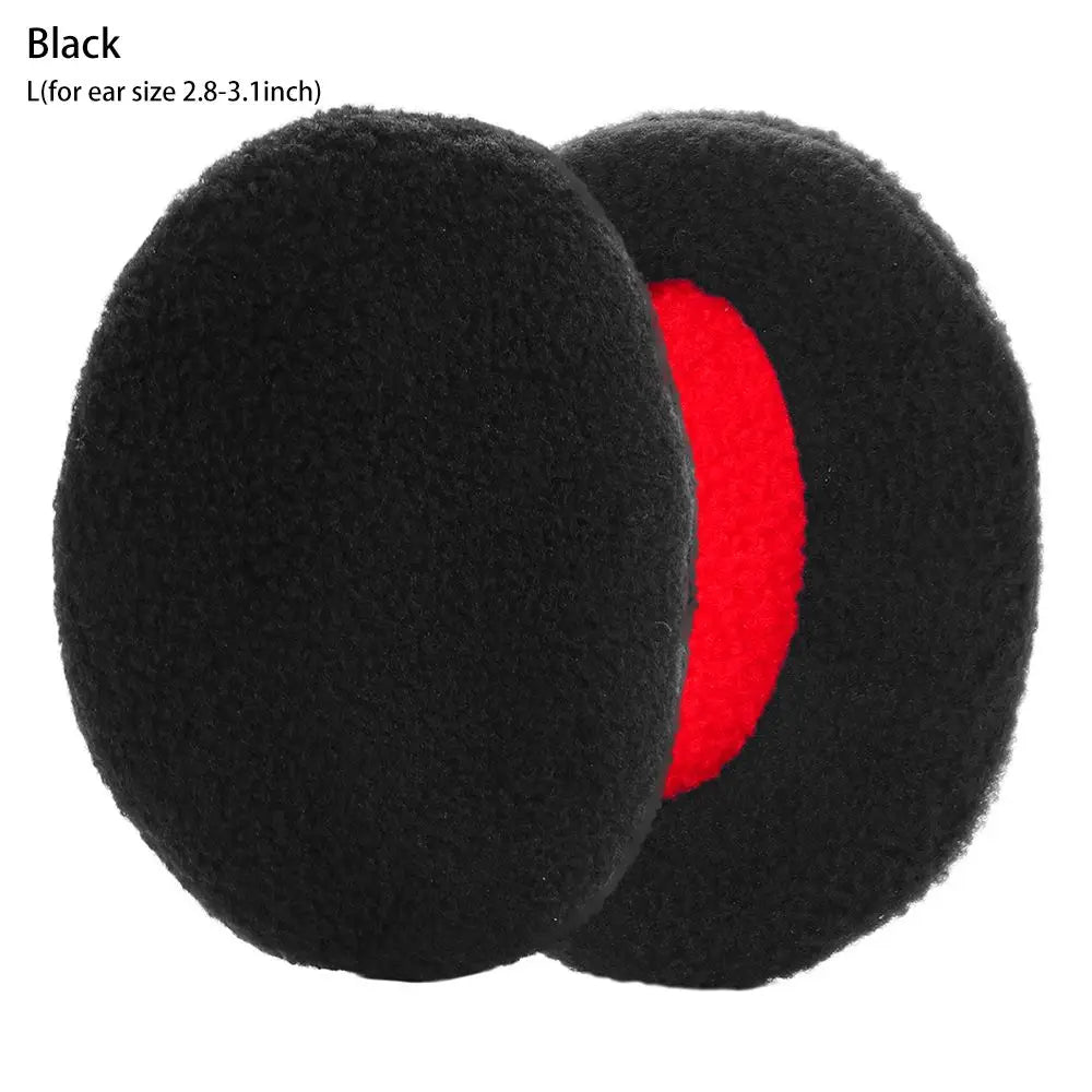 Bandless Ear Muffs Fleece Ear Muffs Thick Winter Windproof Warm Ear Covers Cold Weather Ear Warmer for Men Women