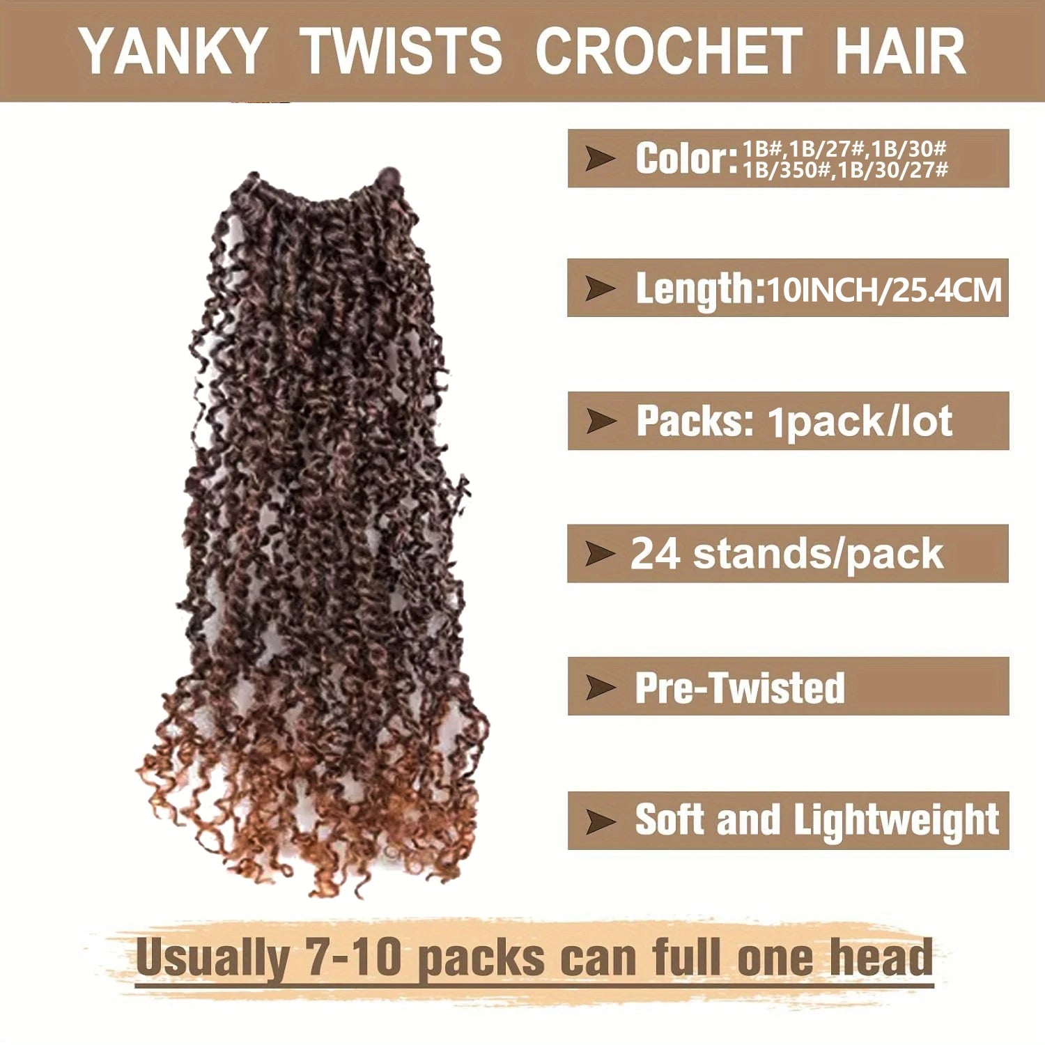 Yanky Twists Crochet Braids