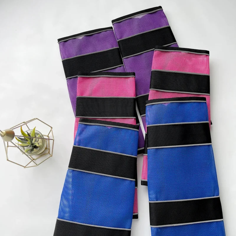 Fournitures de soins pour chevaux, fournitures équestres, conception réfléchissante anti-moustiques, housses de protection pour les jambes des chevaux, protège-jambes pour chevaux