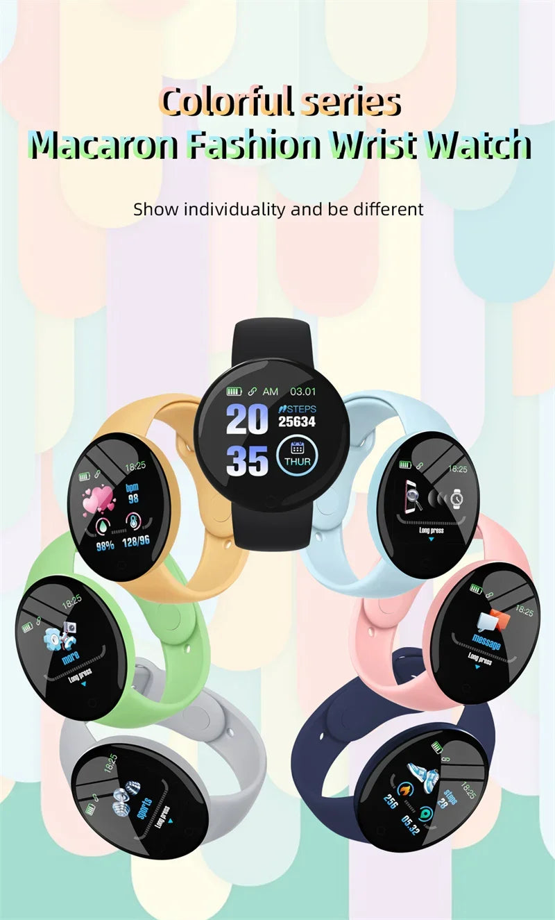 Kids Smart Watch Digital Watches Children for Girls Boys Sport Bracelet Fitness Tracker Smartwatch Waterproof Child Wristband