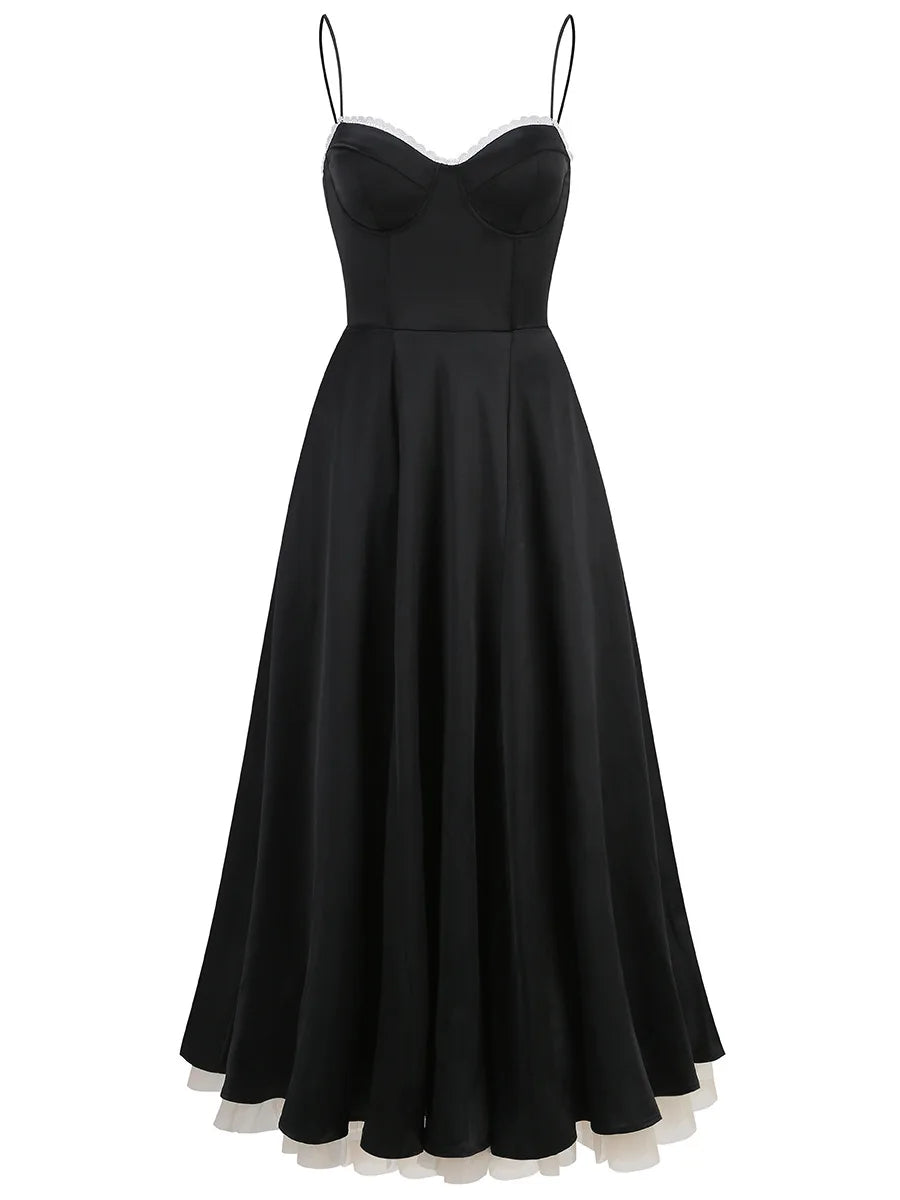 Fashion Prom Gown Elegant Luxury Evening Dress Autumn Retro Print Holiday Outfits Womens Wedding Guest Dress Woman Clothes