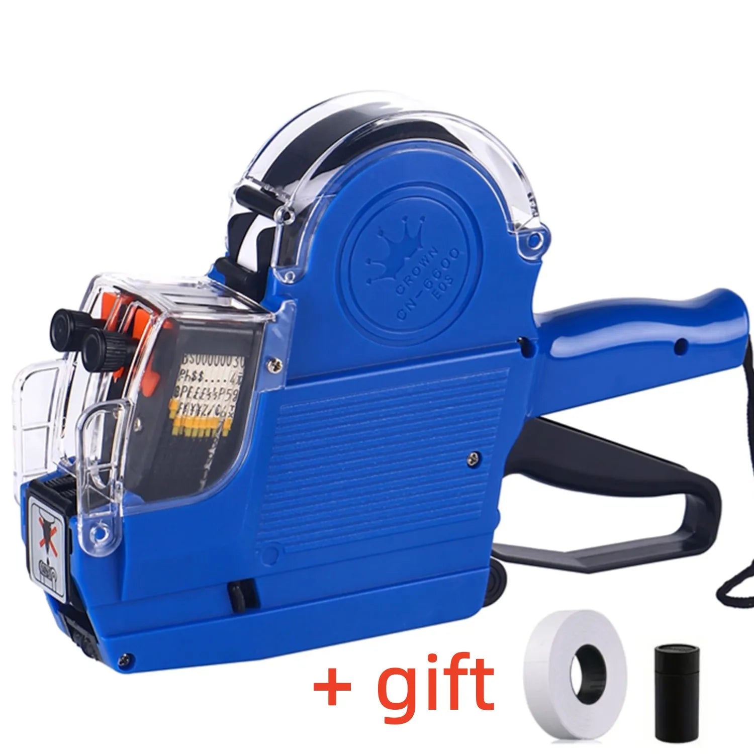 1 piece two line 10 character labeling machine price label gun label 2 lines suitable for retail store pricing label display too