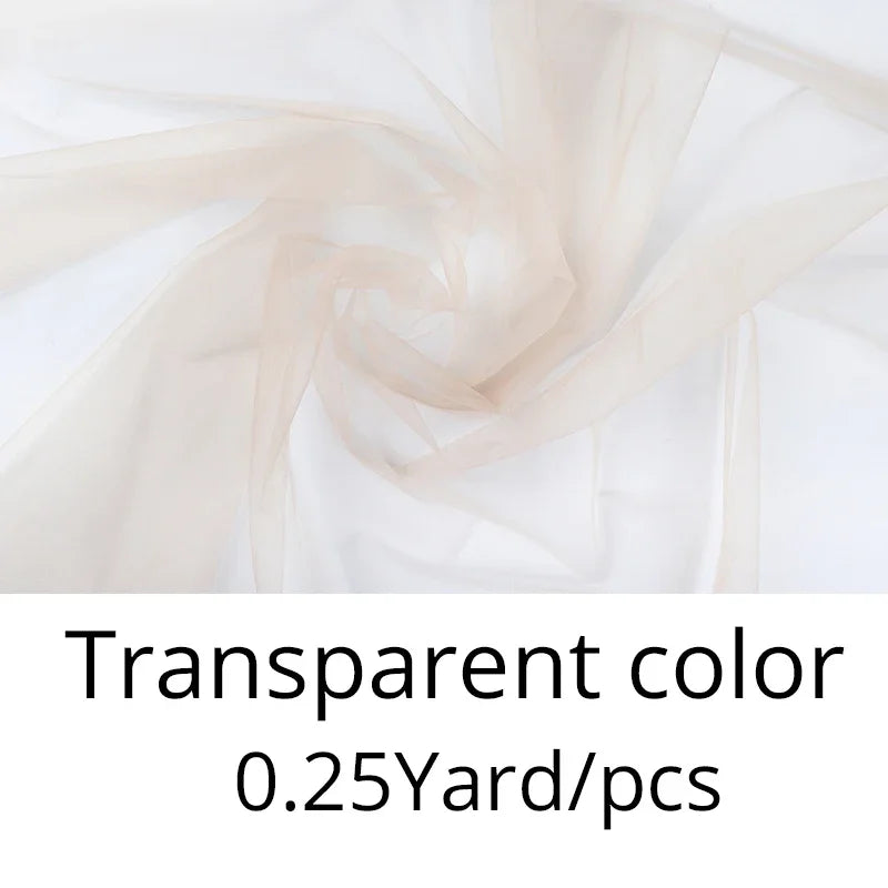 Plussign 1/4 Yard Red de Tejido para el Pelo Material de Encaje Suizo Superior Cimiento Base de Toupee para Cierre Frontal Red para Hacer Pelucas