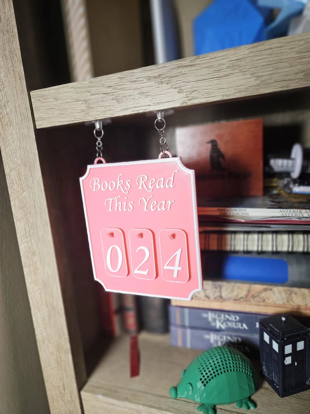New Hanging Bookshelf Counter Bookish Decor Reading Record Board Hanging Bookshelf Decoration Home Festival Decoration Gifts
