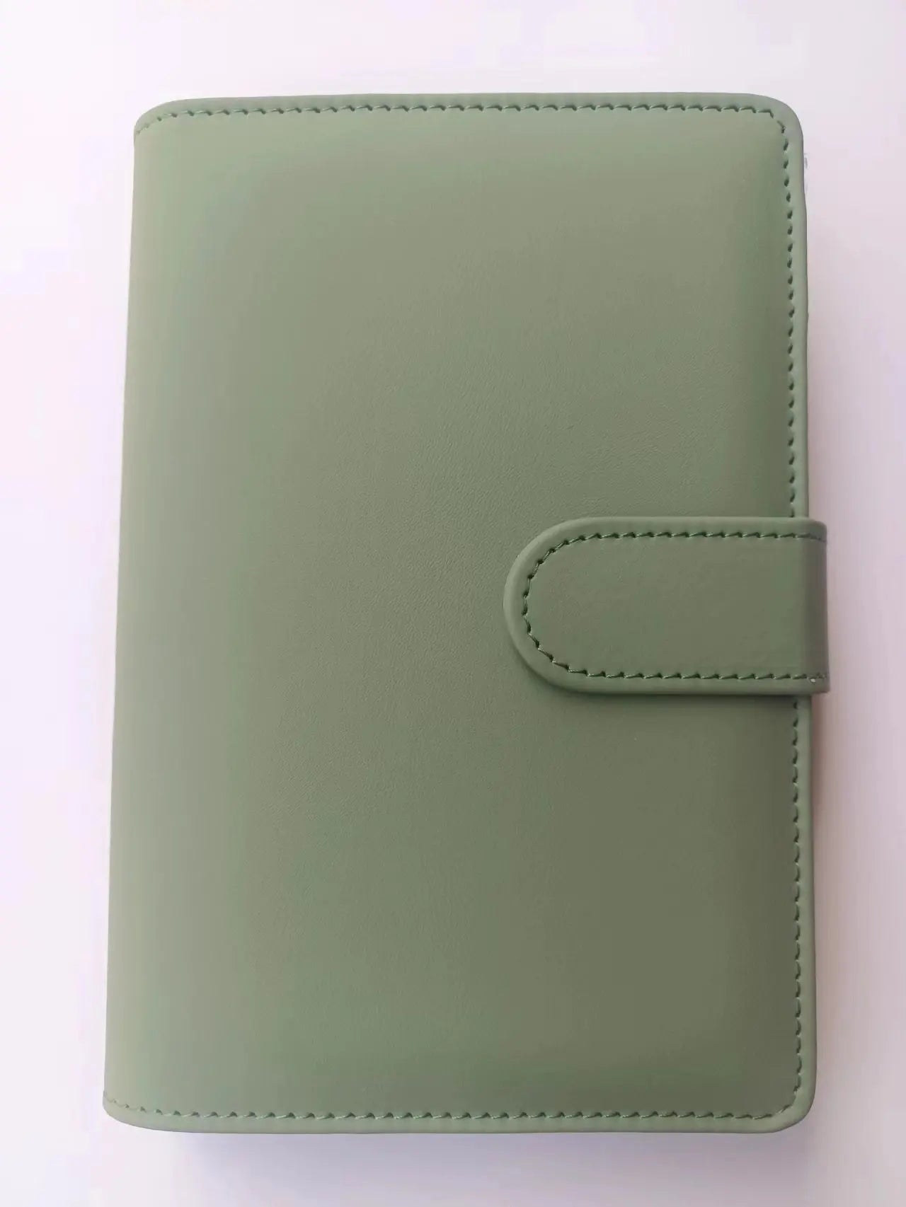 A5 A6 A7 Macaron Color 6 Ring Binder PU Clip-on Notebook Leather Loose Leaf Notebook Cover Notebooks Journal Kawaii Stationery