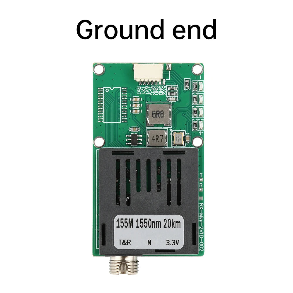 Dc 5.5-26V Ttl Optical Transceiver Module Drone Fc Rx/Tx/Av/Vcc/Gnd Fiber Optic Module Terminal Equipment Optical Terminal