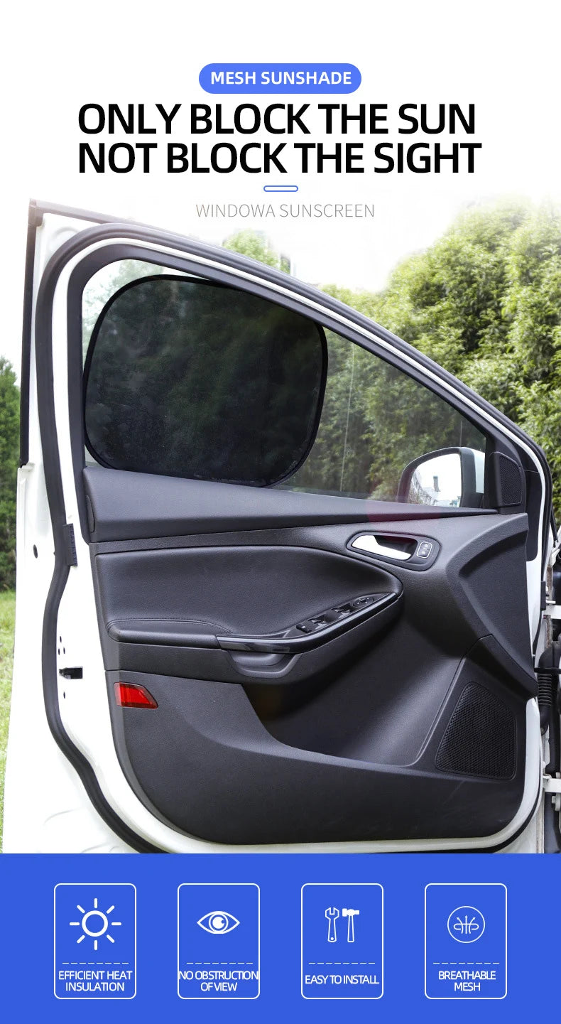 newCar Sun Shades Car Window Shades for Rear and Side Window Car Heat Shield Protect Baby Window Shade Wholesale Creative Design