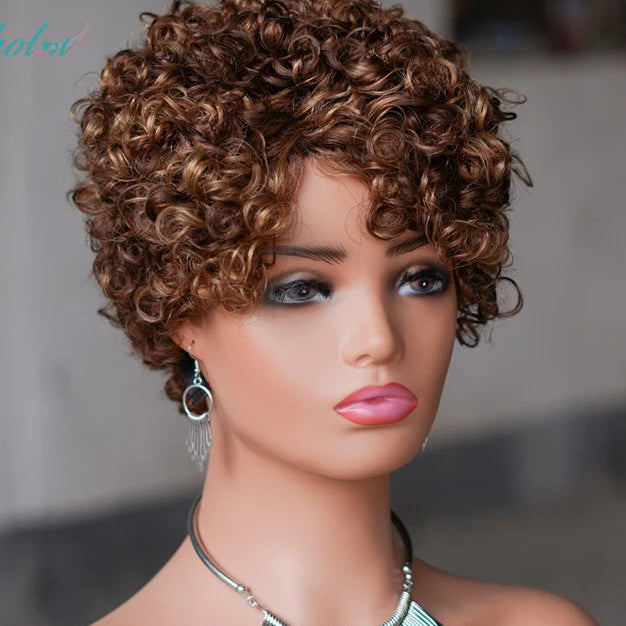 Curly Pixie Cut Wig