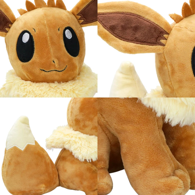 Oringinal Plush Toys Eevee Evolution Sylveon Umbreon Espeon Sylveon Glaceon Jolteon Stuffed Animals Peluche Dolls Gifts