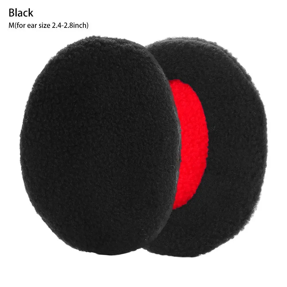 Bandless Ear Muffs Fleece Ear Muffs Thick Winter Windproof Warm Ear Covers Cold Weather Ear Warmer for Men Women