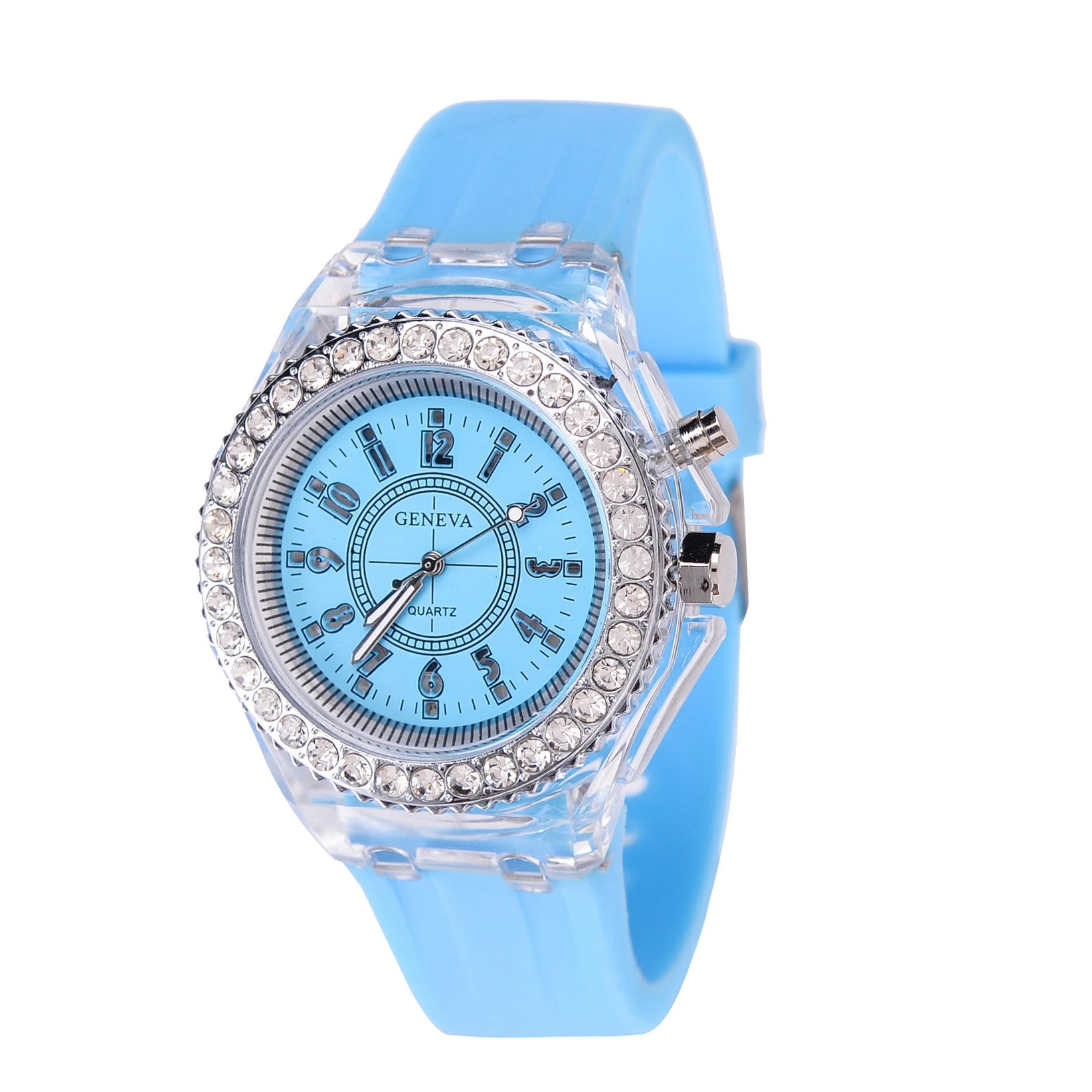 Reloj luminiscente LED con flash: divertido, colorido y perfecto para todas las edades