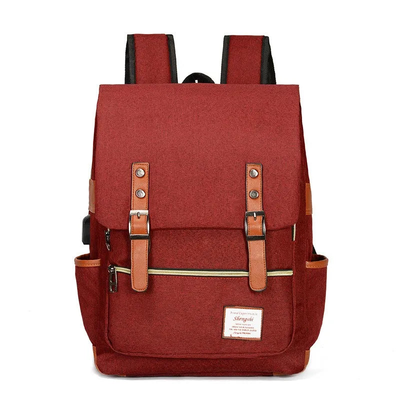 Backpack, Casual Large-Capacity Laptop Bag, Student School Bag, Multi-Functional Bag, Outdoor Travel Backpack, Unisex Bag