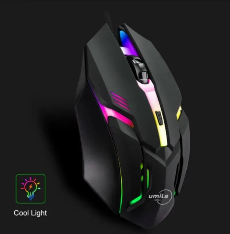 2025 Último Ratón Gaming de Diseño Ergonómico de Alta Calidad para Computadora de Escritorio Laptop Ratón USB Retroiluminado Fabricantes Venta Caliente