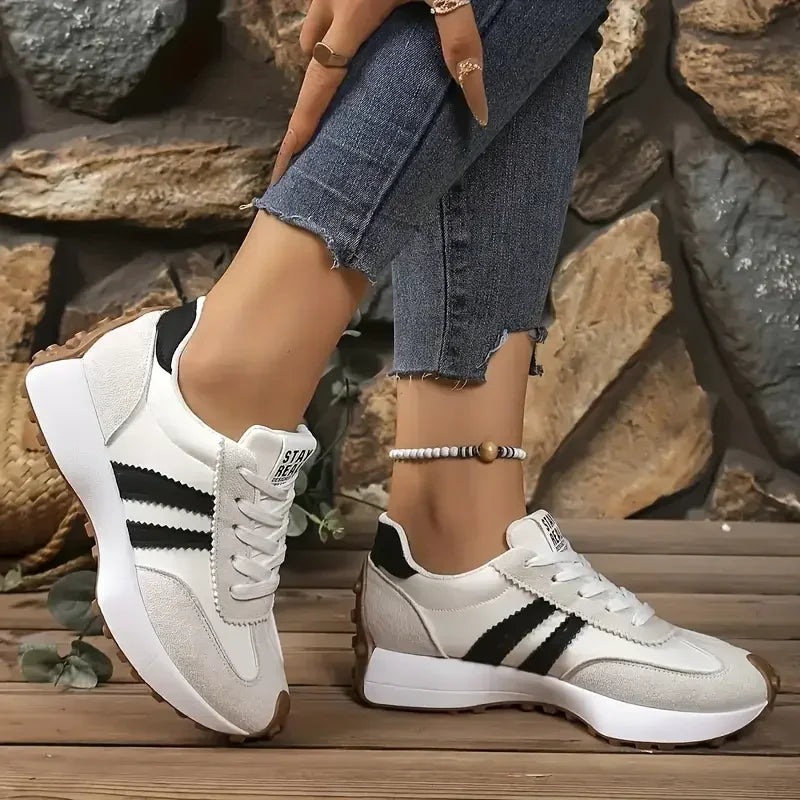 Zapatillas Cómodas para Mujer, Nueva Colección Primavera-Otoño, Marca de Lujo, Zapatillas de Diseñador, Calzado Casual, Ligeras, Planas, Transpirables para Mujer
