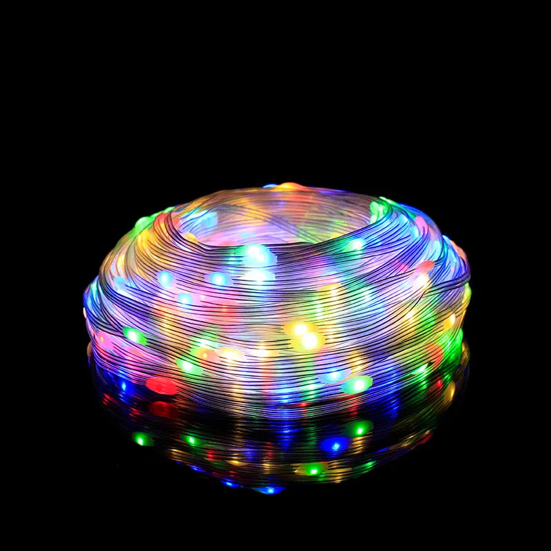 Christmas Decorations For Home Led Festoon Fairy Lights 20/50/100M EU/US Plug New Year 2025 Street Garland On The House