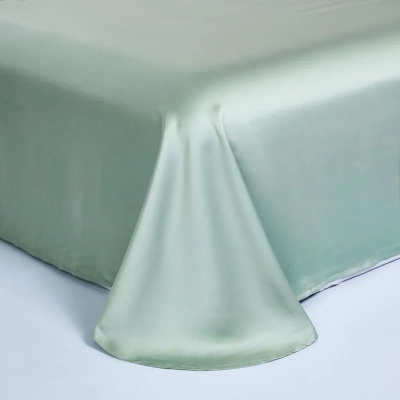 100% Lyocel FlatSheet 200×235cm, Soft Breathable & Cooling Sheets for Hot Sleepers, Silk Smooth Bed Sheets,1Pc