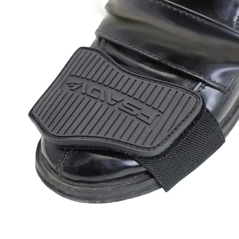 Motorcycle Shift Pad Gear Shoe Cover Durable Lightweight Boot Protector Adjustable for Riding Moto Accessaries