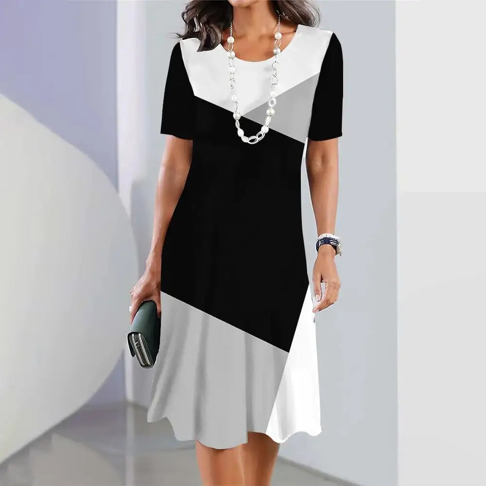 Vestido Elegante de Verano para Mujer – Tejido Suave y Fluido