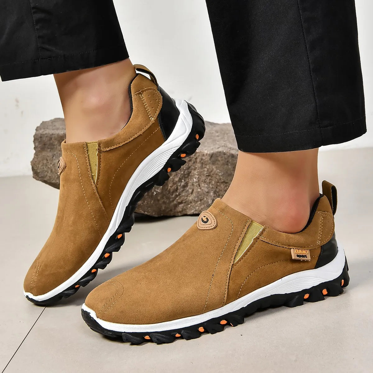Men's Large 38-48 Outdoor Hiking Camping Running Jogging Casual Sports Shoes Anti-slip and Breathable Sports Trainers Footwear