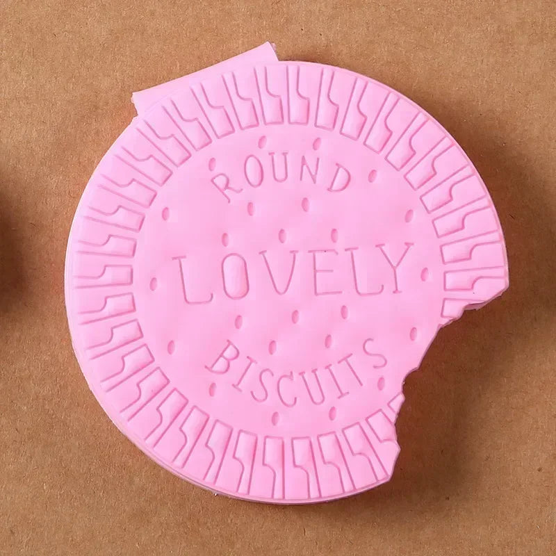 Chocolate Memo Pad Portable 80 Sheets Bitten Bistuits Note Book Paper Notepad Office School