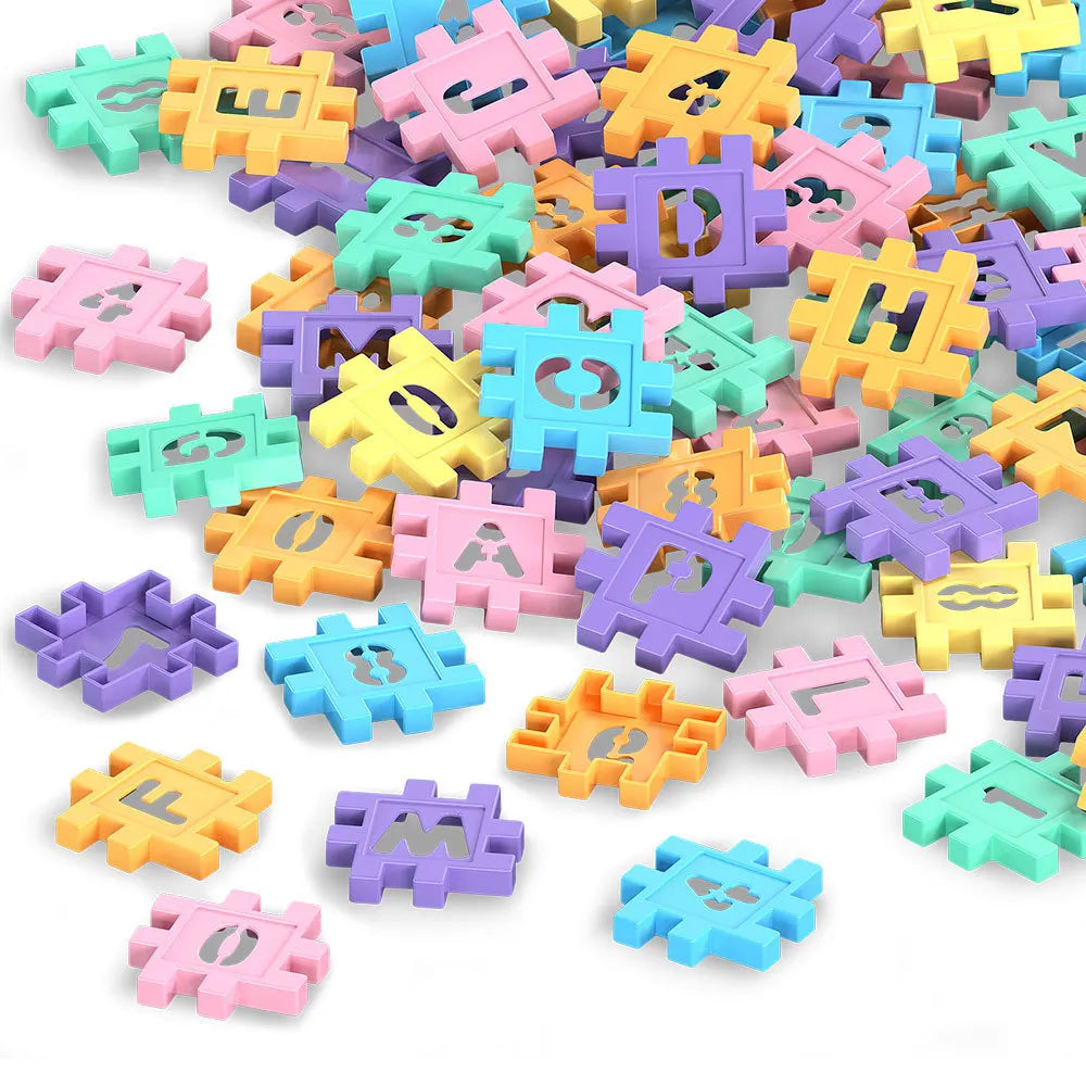 Blocs de construction emboîtables pour enfants, jouet amusant et éducatif, ensemble de construction pour compétences, jouets éducatifs, cadeau, puzzle numérique à faire soi-même