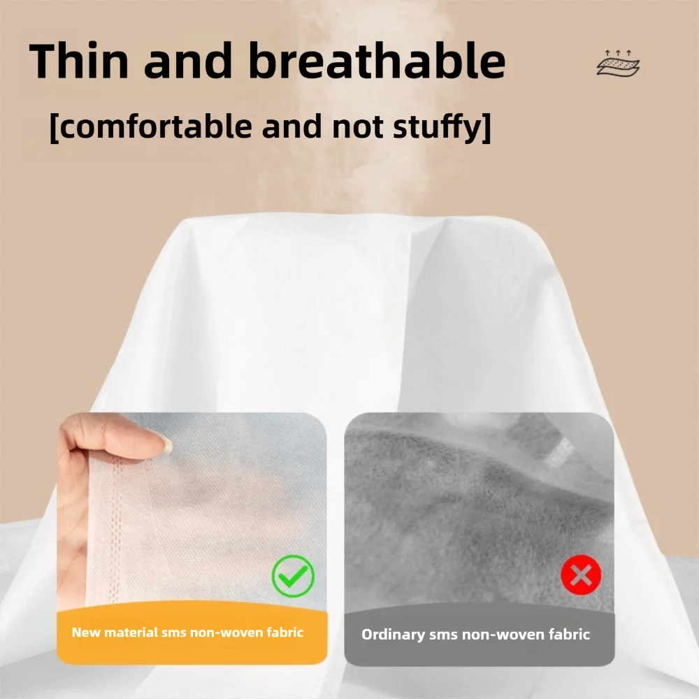 Sábana bajera desechable suave de tela no tejida con bandas elásticas, fundas de colchón individual antideslizantes, sábana desechable, funda de cama para hotel