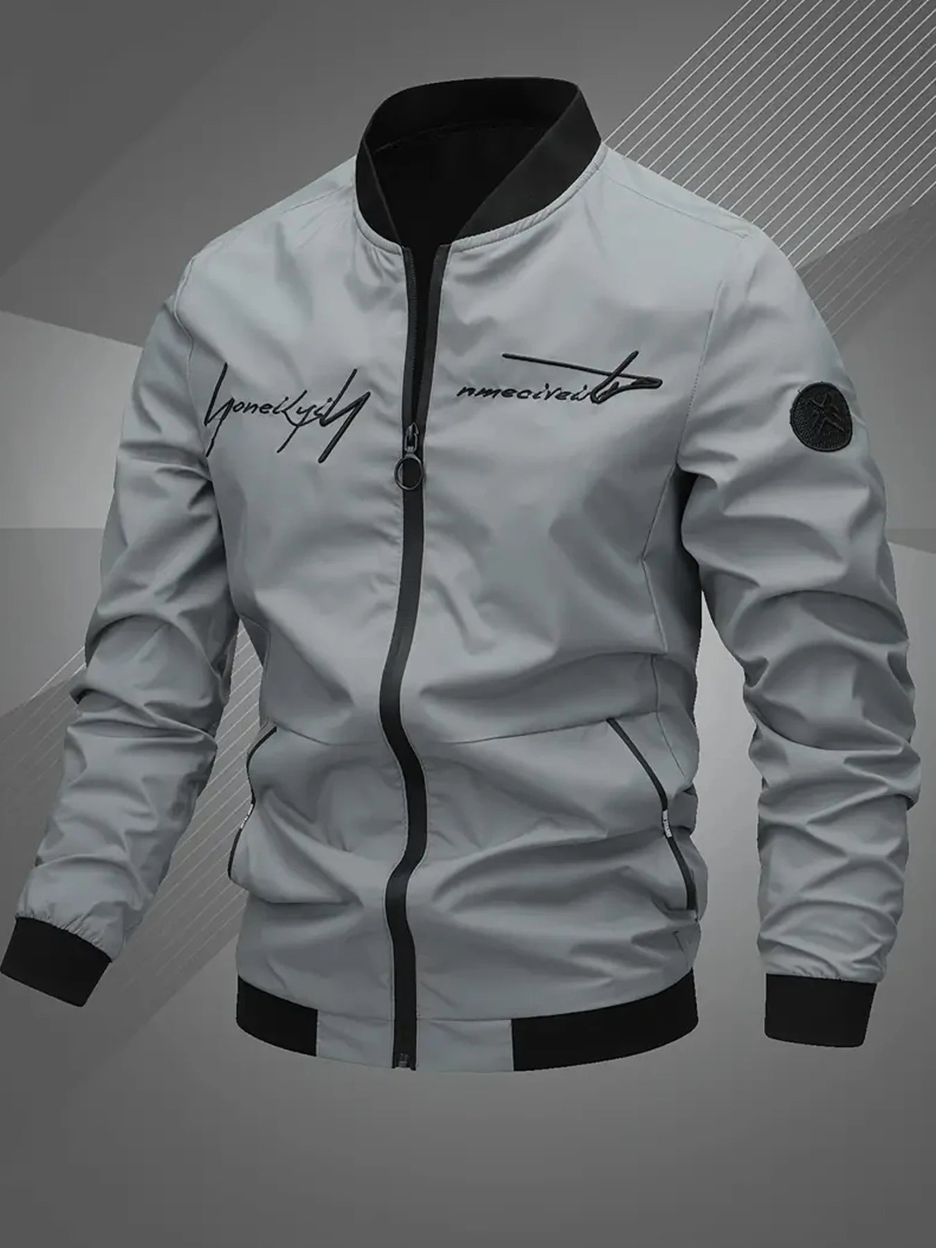 Trendy Men's Preppy Jackets Suitable for Seasonal Wear, Spring and Autumn Fashionable Men's Casual Jackets