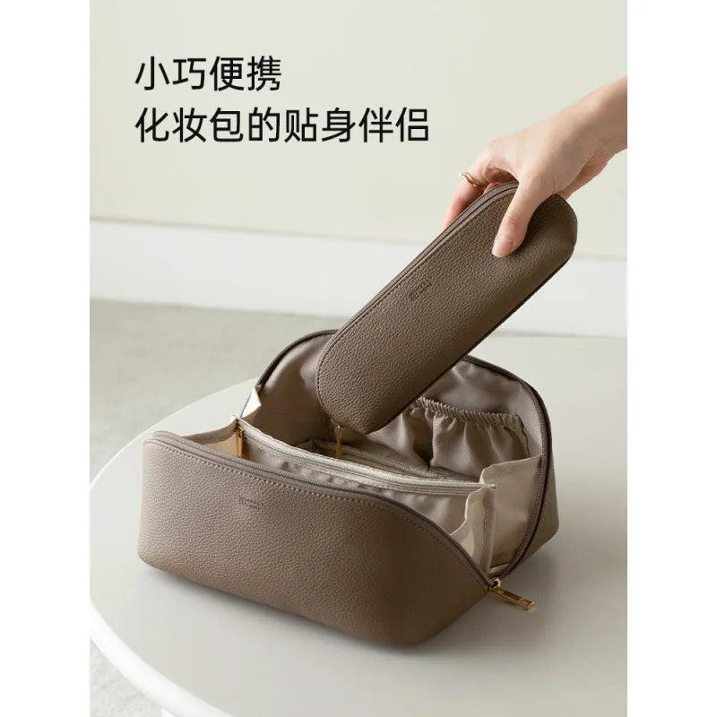 Portable makeup brush pencil bag storage bag travel makeup bag women's portable liner bag new high-end makeup bag